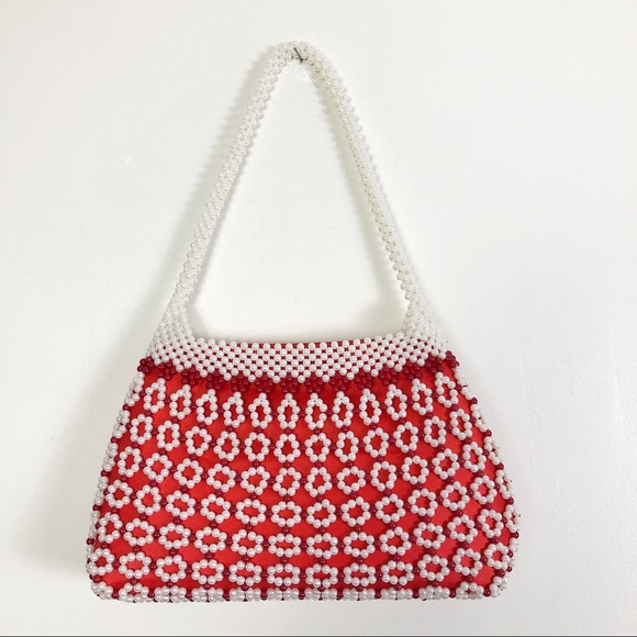 Handbags - Vintage Beaded Hand Bag